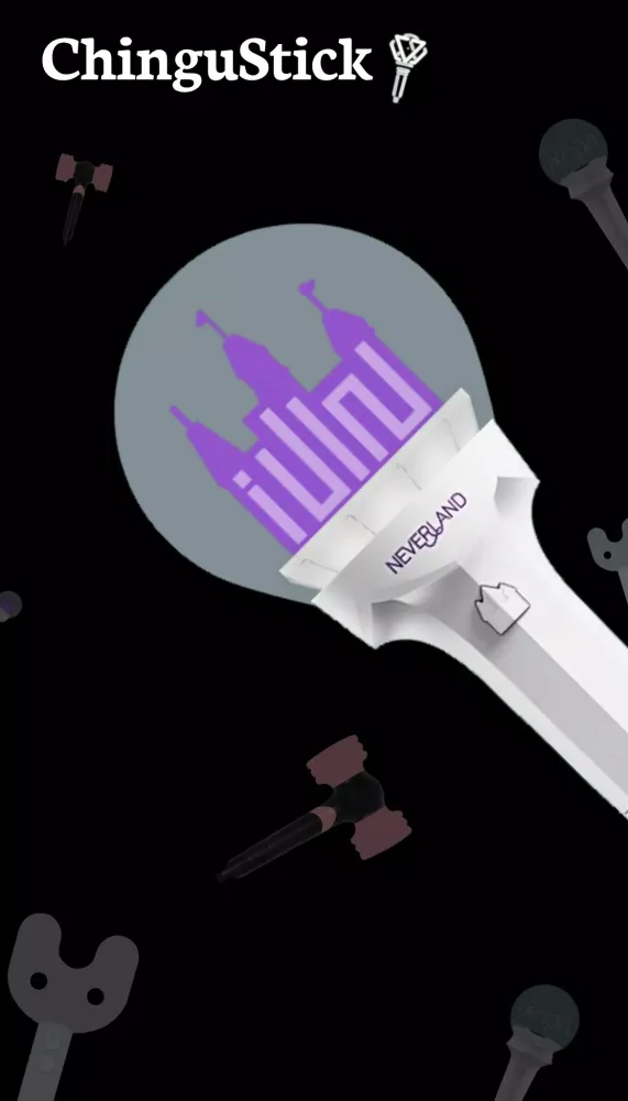 Capturas de tela do LightStick K-pop - ChinguStick