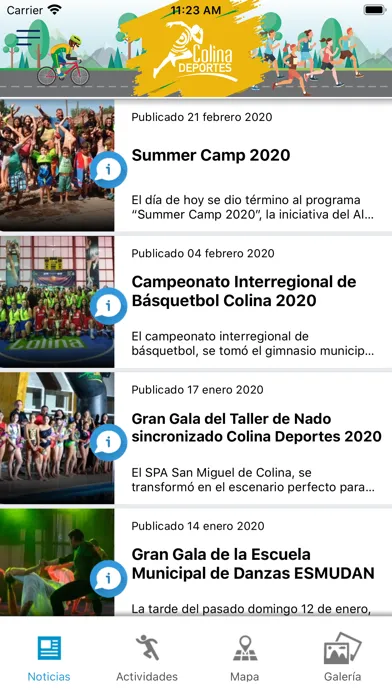 Colina Deportes 스크린샷