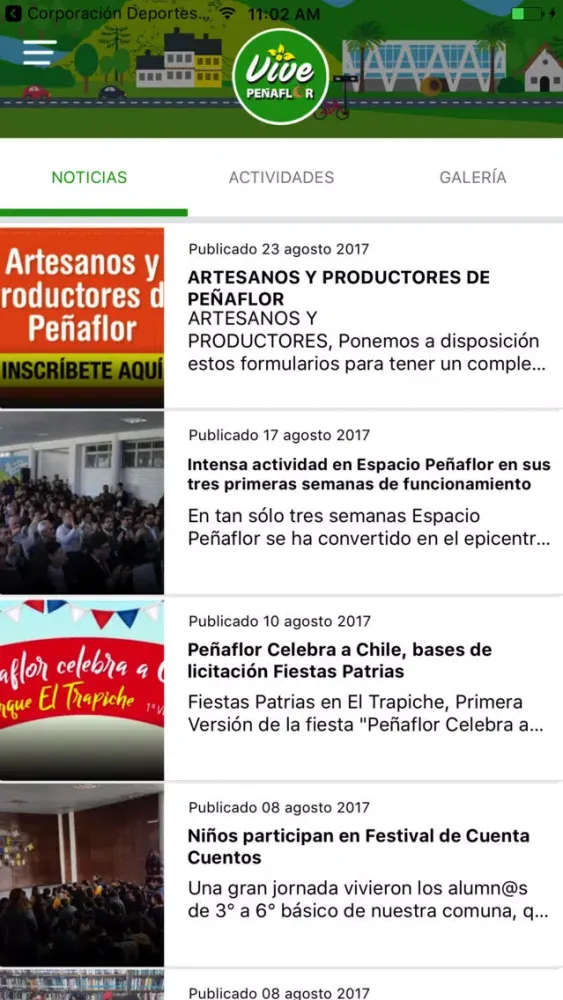 Captures d'écran de Vive Peñaflor