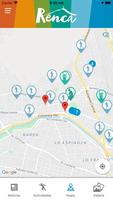 Captures d'écran de Renca Participa