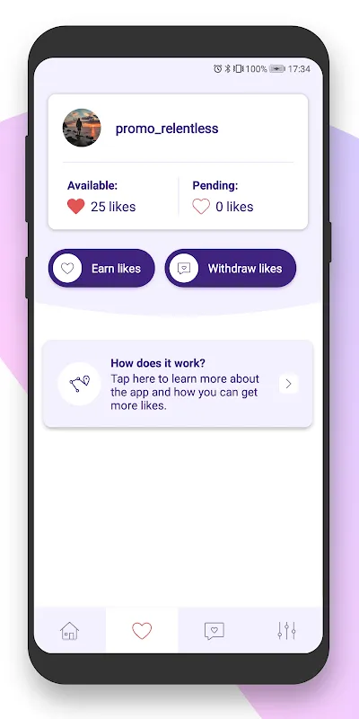 like4like free apk android Screenshots
