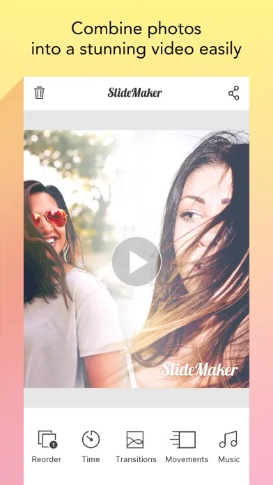 Captures d'écran de Slide Maker - Add Music to Photos & Make Slideshow