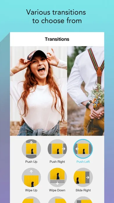 Captures d'écran de Slide Maker - Add Music to Photos & Make Slideshow