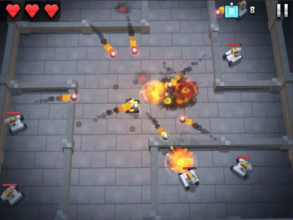 Zrzuty ekranu Tank Hero: Shoot Fight Battle iPad 