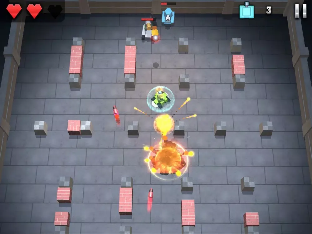 Zrzuty ekranu Tank Hero: Shoot Fight Battle iPad 