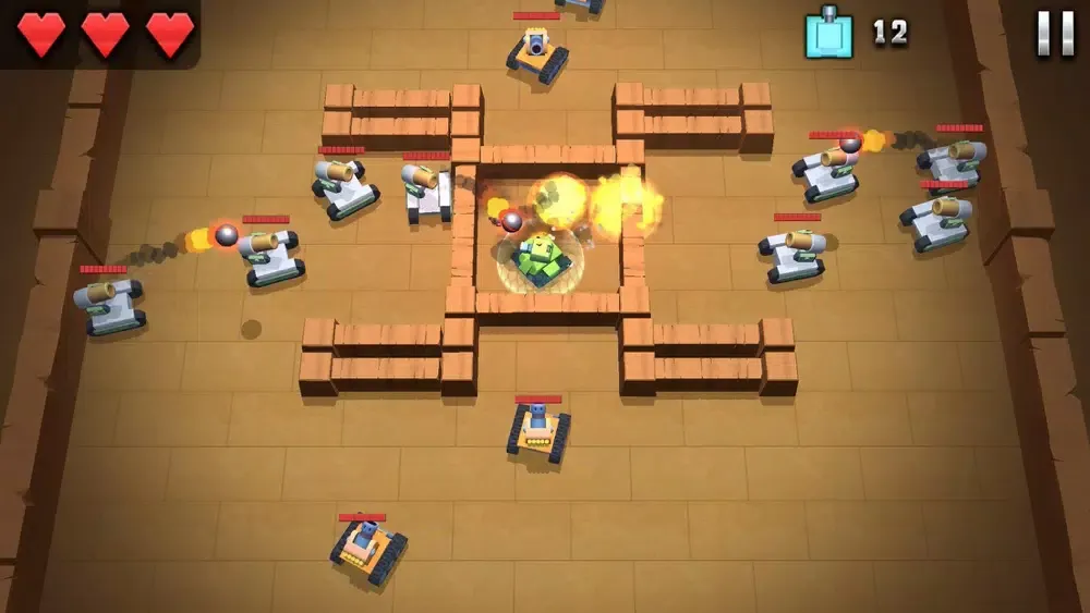 Zrzuty ekranu Tank Hero: Shoot Fight Battle