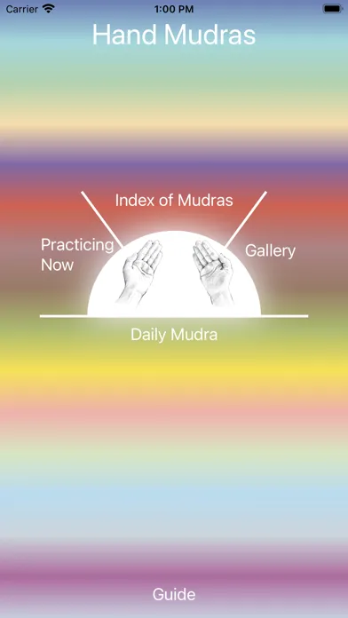 Tangkapan layar Hand Mudras