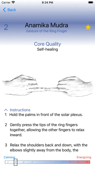 Tangkapan layar Hand Mudras