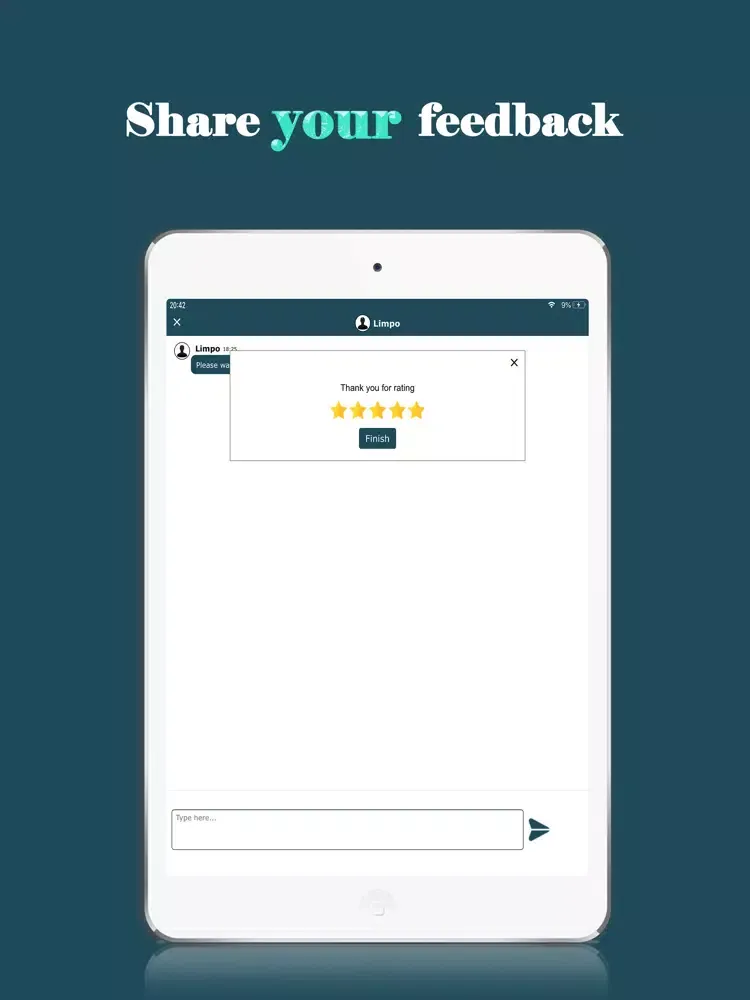 Zrzuty ekranu Limpo iPad 