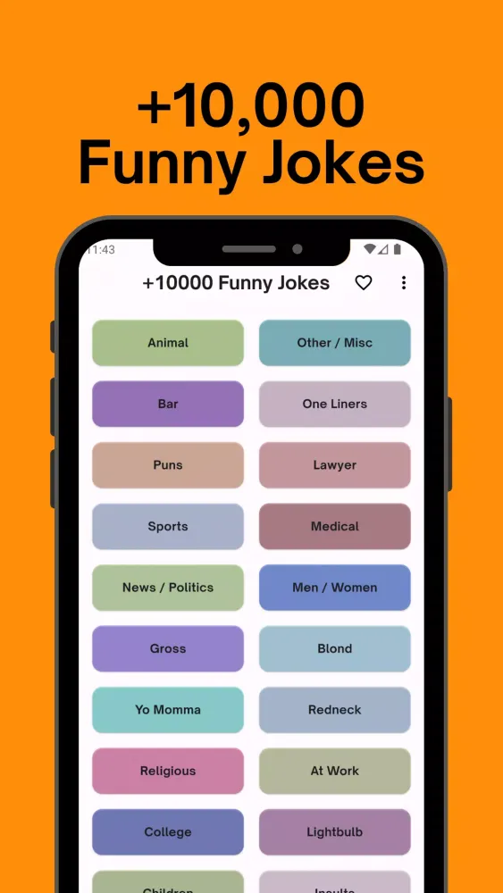 +10,000 Funny Jokes 스크린샷