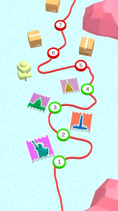 ภาพหน้าจอของ Color Adventure: Draw the Path