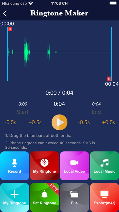 Screenshot di Ringtones Maker - My Ringtones