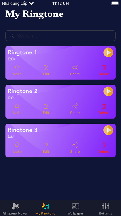Screenshot di Ringtones Maker - My Ringtones
