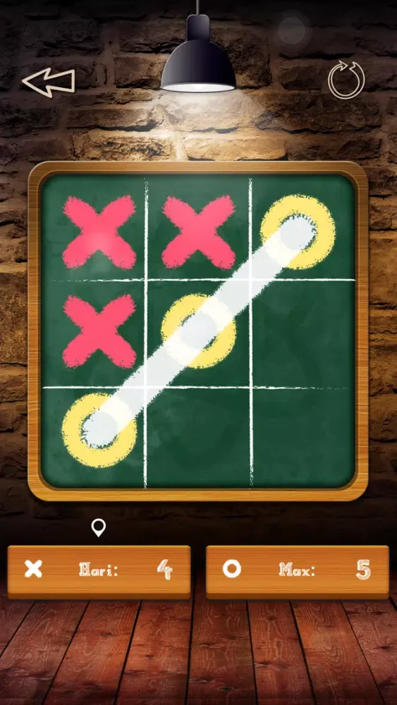 Tic Tac Toe Free Glow - 2 player online multiplayer board game with friends Ekran Görüntüleri