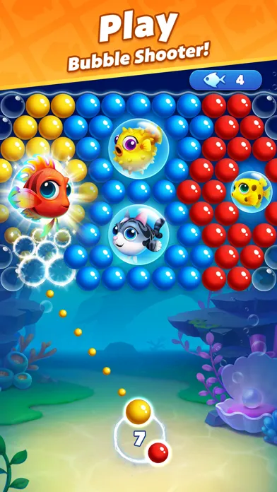 Bubble Shooter: Ocean Pop स्क्रीनशॉट