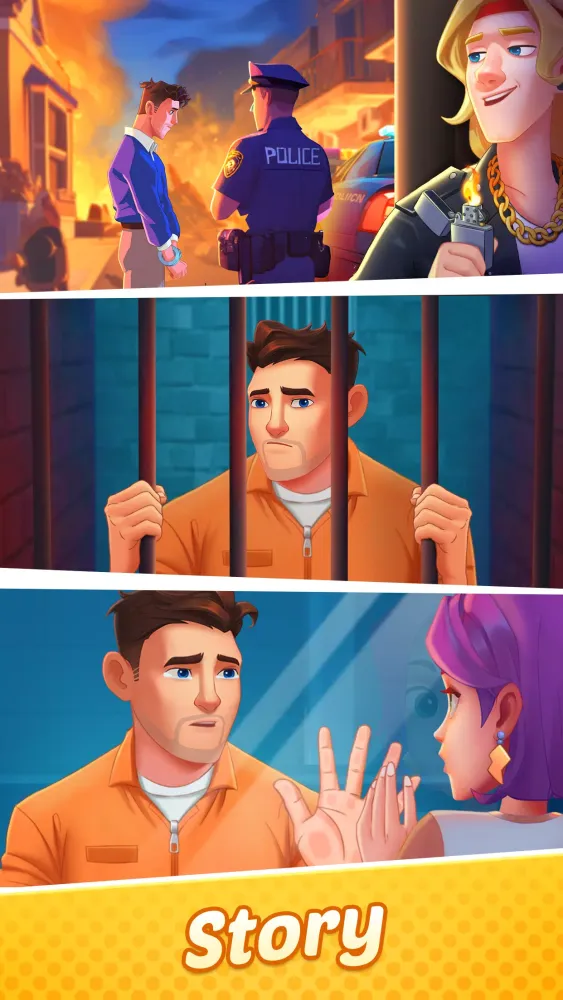Capturas de tela do Gossip Street: Merge & Story