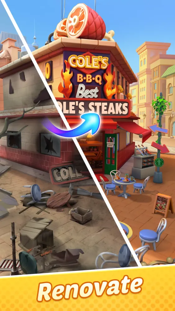 Capturas de tela do Gossip Street: Merge & Story