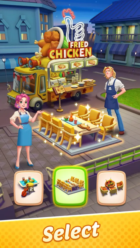 Capturas de tela do Gossip Street: Merge & Story