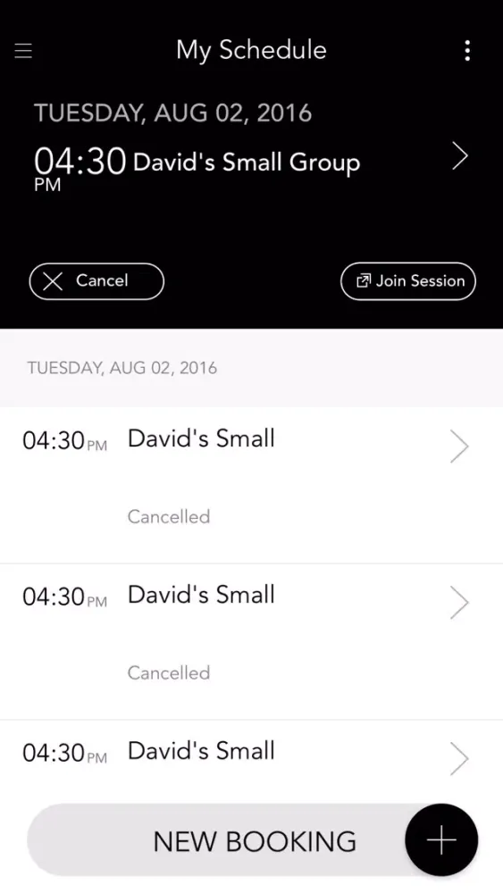 Captures d'écran de Small Groups Online