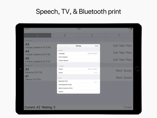 Ticketer iPad  Ekran Görüntüleri