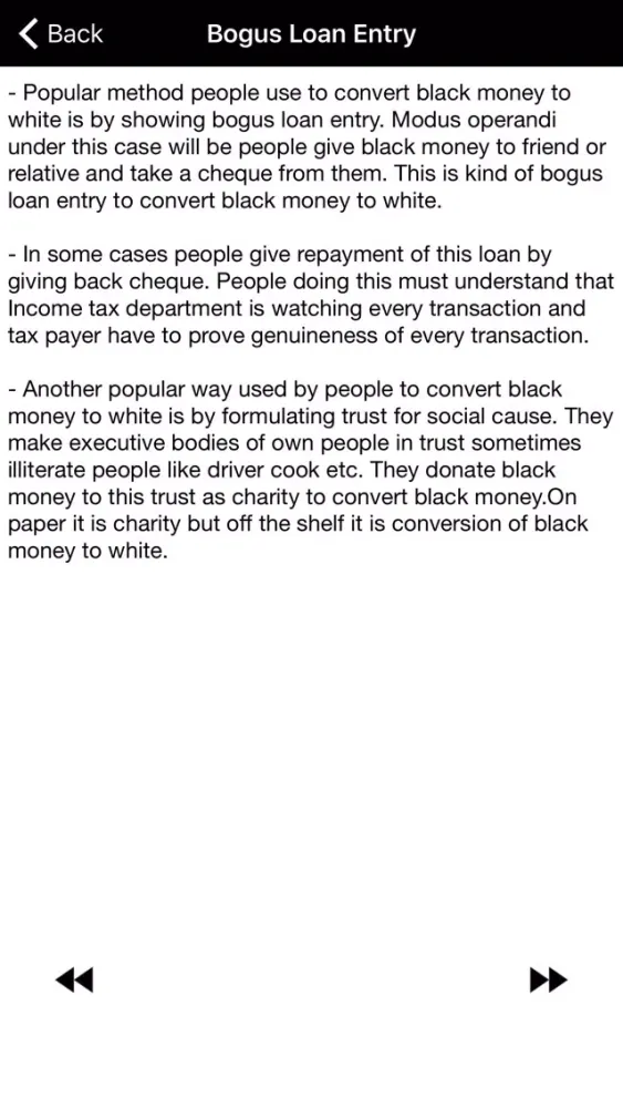Blackmoney to Whitemoney應用截圖