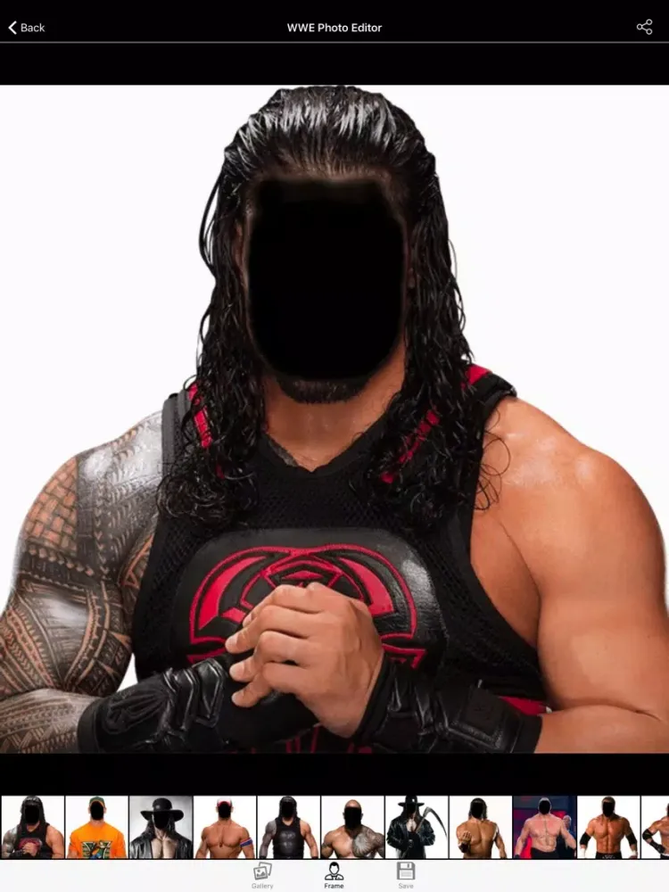 Capturas de pantalla de WWE : PHOTO EDITOR iPad 
