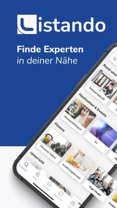 Listando: Dienstleister finden Ekran Görüntüleri