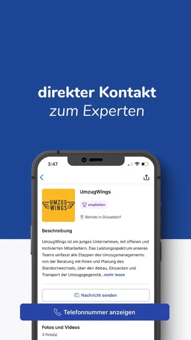 Listando: Dienstleister finden Ekran Görüntüleri