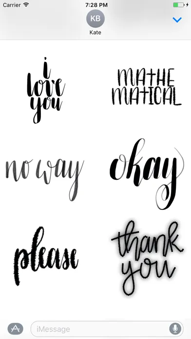 Take Heart Calligraphy Stickers應用截圖