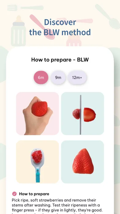 Screenshot di Little Foodie: Start Solids