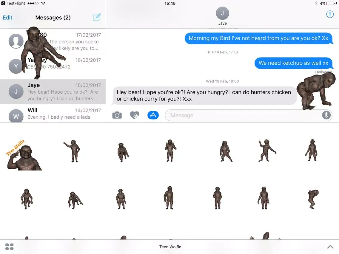 Teen Wolfie iPad  Screenshots