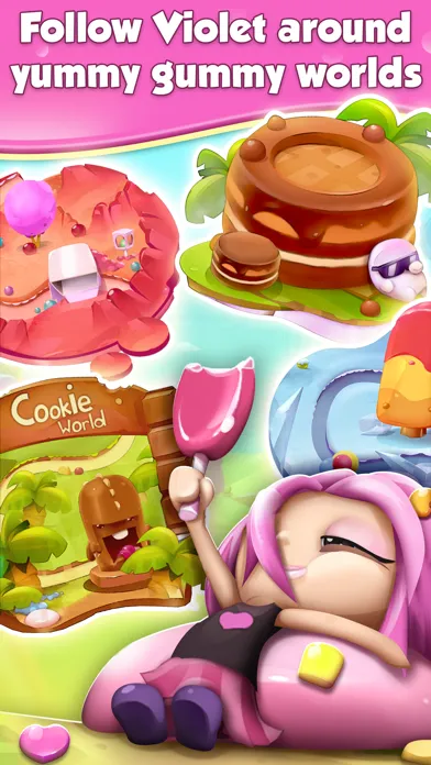 Cookie Smash Match 3 Game: Swap Candies and Crush Sweet.s in Adventorous Juicy Land Screenshots