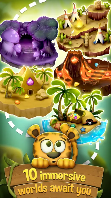 Captures d'écran de Diamonds and Jewels Match 3 Game - Matching Quest