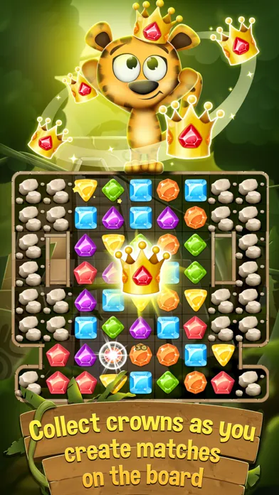 Captures d'écran de Diamonds and Jewels Match 3 Game - Matching Quest