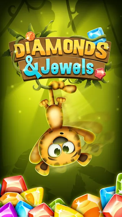 Captures d'écran de Diamonds and Jewels Match 3 Game - Matching Quest