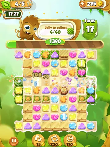 Tangkapan skrin Gems World Match 3 Puzzle - Jewel Adventure Games iPad 