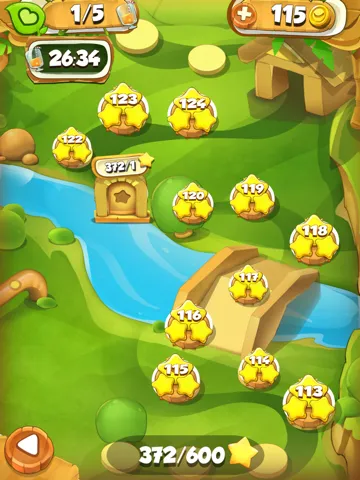 Tangkapan skrin Gems World Match 3 Puzzle - Jewel Adventure Games iPad 
