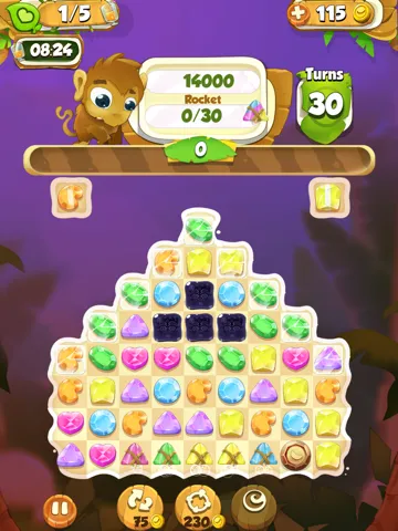 Tangkapan skrin Gems World Match 3 Puzzle - Jewel Adventure Games iPad 