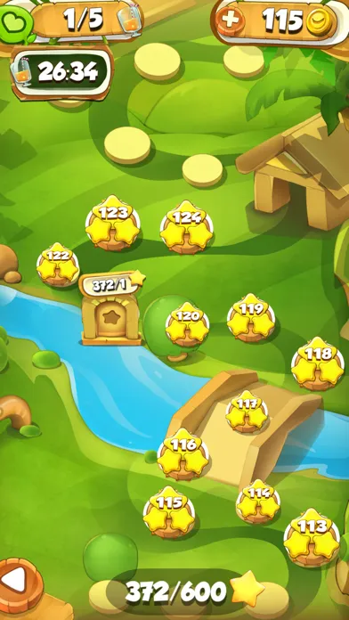Tangkapan skrin Gems World Match 3 Puzzle - Jewel Adventure Games