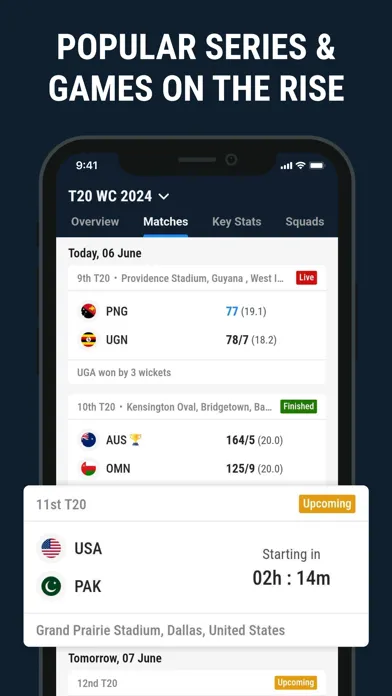 CricLive :Live Score Live line Ekran Görüntüleri