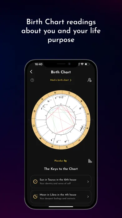 Tangkapan skrin AstroStar: Astrology Community