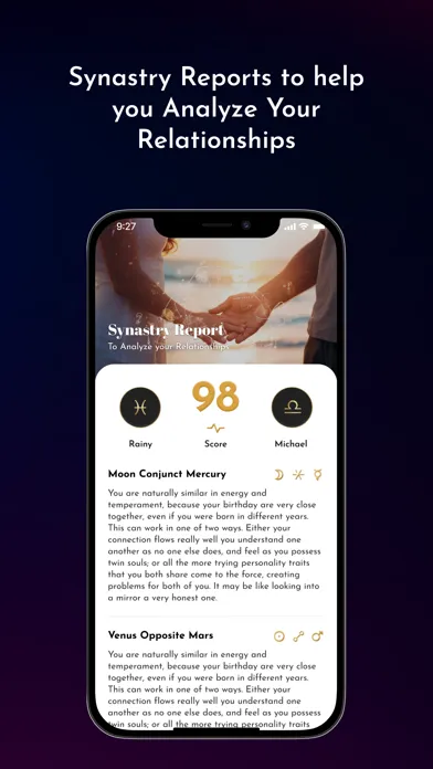 Tangkapan skrin AstroStar: Astrology Community