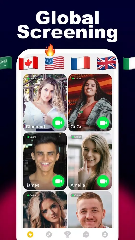 Video Meet - Anonymous Video سکرین شاٹس