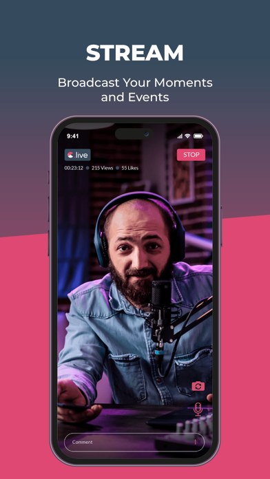 C.Live - Watch, Stream, Earn سکرین شاٹس