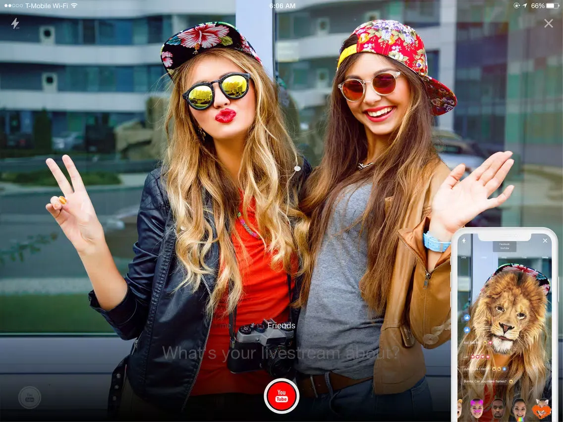 Screenshot di Live Streaming Apps iPad 