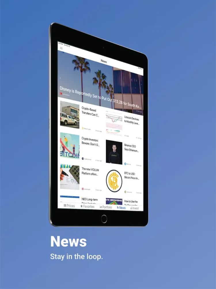 Скриншоты Coins Live: Crypto Market Cap iPad 