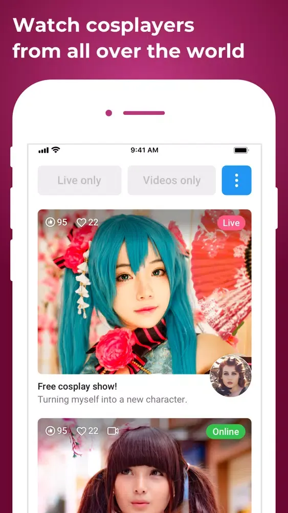 Capturas de pantalla de CosplayMe: Discover Cosplay