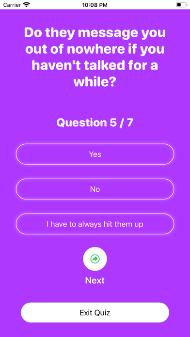 Capturas de pantalla de Love Test: Couples Tester Quiz