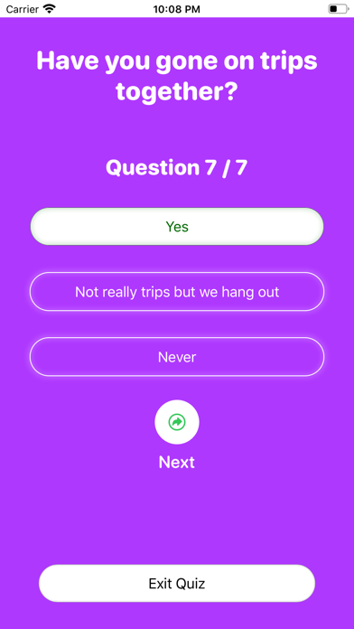 Capturas de pantalla de Love Test: Couples Tester Quiz
