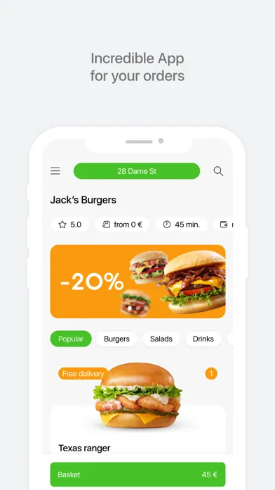 Jack's Burgers Demo应用截图